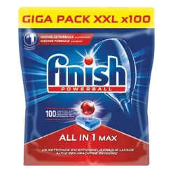 Tablettes Lave-vaisselle Cycle Long Finish All In 1 Max, Sachet De 100