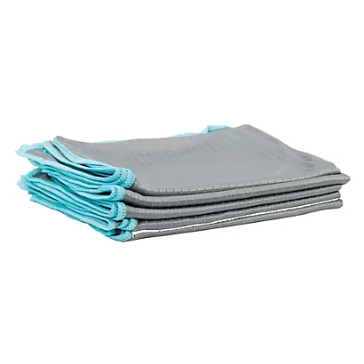 Torchons Microfibre Vaisselle Top Glass 45 X 70 Cm 210 G/m2 Gris, Lot De 5 5 Torchons Microfibre Vaisselle Top Glass 45 X 70 Cm 210 G/m2 Gris, Lot De 5 – Image 3