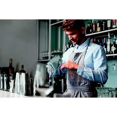 Torchons Microfibre Vaisselle Top Glass 45 X 70 Cm 210 G/m2 Gris, Lot De 5 7 Torchons Microfibre Vaisselle Top Glass 45 X 70 Cm 210 G/m2 Gris, Lot De 5 – Image 5