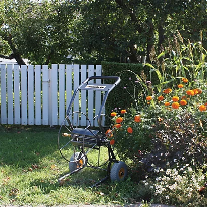 Dévidoir 2 Roues Haemmerlin Pour Tuyau Arrosage 85 M 5 Dévidoir 2 Roues Haemmerlin Pour Tuyau Arrosage 85 M – Image 3
